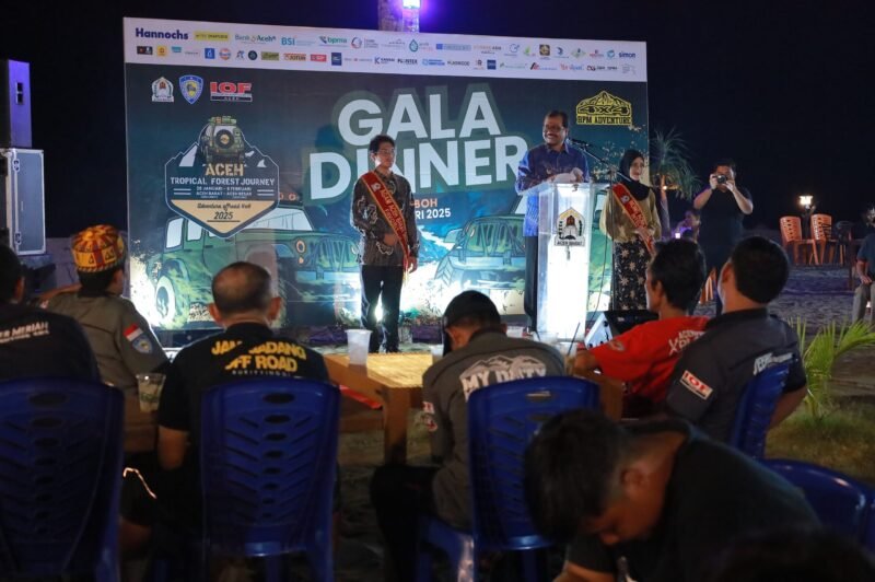 Pj Bupati Aceh Barat Hadiri Gala Dinner Offroad BPM. Foto: Dok. Diskominsa Aceh Barat