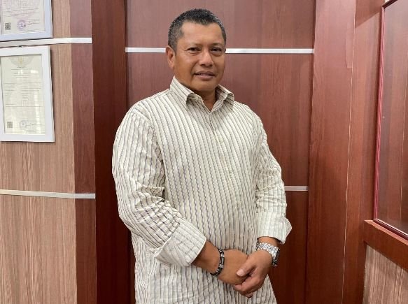 Plt Sekda Aceh Besar Bahrul Jamil SSos MSi, di Kota Jantho, Jumat (17/1/2025). Foto: MC Aceh Besar